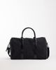 ASOS DESIGN ASOS DESIGN faux suede duffel bag in black - 1