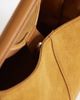 ASOS DESIGN ASOS DESIGN faux suede grab bag in tan with detachable cross body strap with floral bag charm-Brown - 3
