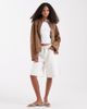 ASOS DESIGN ASOS DESIGN faux suede motorsport jacket in tan-Brown - 2