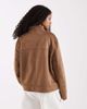 ASOS DESIGN ASOS DESIGN faux suede motorsport jacket in tan-Brown - 3
