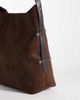ASOS DESIGN ASOS DESIGN faux suede oversized bucket tote bag in chocolate-Brown - 3