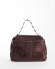 ASOS DESIGN ASOS DESIGN faux suede satchel tote bag in chocolate-Brown - 4