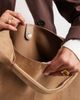 ASOS DESIGN ASOS DESIGN faux suede scoop tote in cookie-Neutral - 2