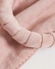 ASOS DESIGN ASOS DESIGN faux suede twist cover buckle belt in dusky pink-Neutral - 2