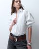 ASOS DESIGN ASOS DESIGN faux suede wide belt with large half moon buckle in chocolate-Brown - 1