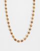 ASOS DESIGN ASOS DESIGN faux tigers eye stone set necklace in gold-Green - 1