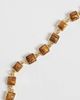 ASOS DESIGN ASOS DESIGN faux tigers eye stone set necklace in gold-Green - 3