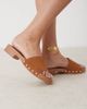 ASOS DESIGN ASOS DESIGN Favorite suedette clog mules in tan-Brown - 1