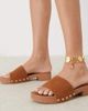 ASOS DESIGN ASOS DESIGN Favorite suedette clog mules in tan-Brown - 3