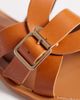 ASOS DESIGN ASOS DESIGN Feature interlocking flat sandals in tan-Brown - 2