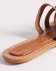 ASOS DESIGN ASOS DESIGN Feature interlocking flat sandals in tan-Brown - 4