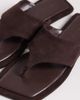 ASOS DESIGN ASOS DESIGN Feline square angled toe sandals in chocolate-Brown - 2