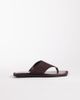 ASOS DESIGN ASOS DESIGN Feline square angled toe sandals in chocolate-Brown - 3