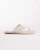 ASOS DESIGN ASOS DESIGN Feline square toe sandals in natural linen-Neutral - 3