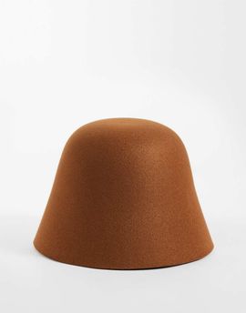 ASOS DESIGN ASOS DESIGN felt bucket hat in dark tan-Brown
