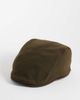 ASOS DESIGN ASOS DESIGN felt flat cap in khaki-Green - 1