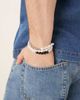 ASOS DESIGN ASOS DESIGN festival mixed chain and beaded 3 pack bracelets in silver tone - 2