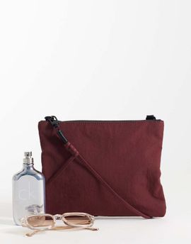 ASOS DESIGN ASOS DESIGN festival tech crossbody bag in burgundy-Red
