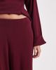 ASOS DESIGN ASOS DESIGN fine knit wide leg pants in dark cherry-Red - 3