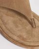 ASOS DESIGN ASOS DESIGN Finsbury toe post sandals with ankle strap in taupe-Neutral - 4
