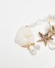 ASOS DESIGN ASOS DESIGN fish & faux shell bag charm in gold-Multi - 3