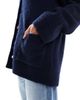 ASOS DESIGN ASOS DESIGN fisherman rib boyfriend cardigan in navy - 3
