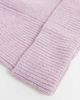 ASOS DESIGN ASOS DESIGN fisherman ribbed beanie hat in polyester in lilac - PURPLE - 3