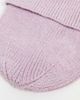 ASOS DESIGN ASOS DESIGN fisherman ribbed beanie hat in polyester in lilac - PURPLE - 4