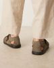 ASOS DESIGN ASOS DESIGN fisherman sandals in khaki suede-Green - 3