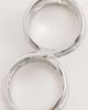 ASOS DESIGN ASOS DESIGN fixed double ring in silver tone - 2