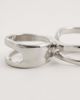 ASOS DESIGN ASOS DESIGN fixed double ring in silver tone - 3
