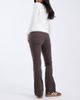 ASOS DESIGN ASOS DESIGN flare stretch jeans with button tab detailing in chocolate-Brown - 3