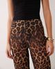ASOS DESIGN ASOS DESIGN flared sheer mesh pants in leopard print-Multi - 4