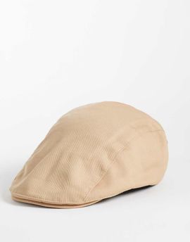 ASOS DESIGN ASOS DESIGN flat cap in camel-Blonde