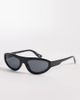 ASOS DESIGN ASOS DESIGN flatbrow sunglasses in black frame with smoke lens - 1