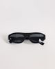 ASOS DESIGN ASOS DESIGN flatbrow sunglasses in black frame with smoke lens - 3