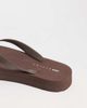 ASOS DESIGN ASOS DESIGN Flavio flip flops in chocolate-Brown - 4