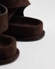 ASOS DESIGN ASOS DESIGN Fletcher footbed sandals with metal toe loop in chocolate-Brown - 3