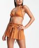 ASOS DESIGN ASOS DESIGN flippy shorts in rust - part of a set-Red - 4