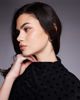 ASOS DESIGN ASOS DESIGN flocked polka dots cape mini dress in black - 3