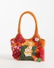 ASOS DESIGN ASOS DESIGN floral embellished bucket clutch bag in orange - 2