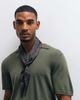 ASOS DESIGN ASOS DESIGN floral satin triangle neck scarf in brown - 1