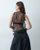 ASOS DESIGN ASOS DESIGN flower embellished sheer cami in black - 4