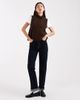 ASOS DESIGN ASOS DESIGN fluffy knit tank top with high neck in brown - 2