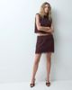 ASOS DESIGN ASOS DESIGN fluffy mini skirt in burgundy-RED - 3