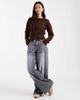 ASOS DESIGN ASOS DESIGN fluffy neat fit knit cardigan-Brown - 4