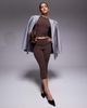 ASOS DESIGN ASOS DESIGN fold over capri pants in brown - part of a set - 1