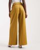 ASOS DESIGN ASOS DESIGN fold over waist pants in dried tobacco-Brown - 3