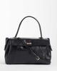 ASOS DESIGN ASOS DESIGN folded top tote in black - 1