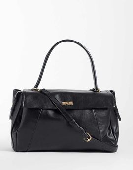 ASOS DESIGN ASOS DESIGN folded top tote in black